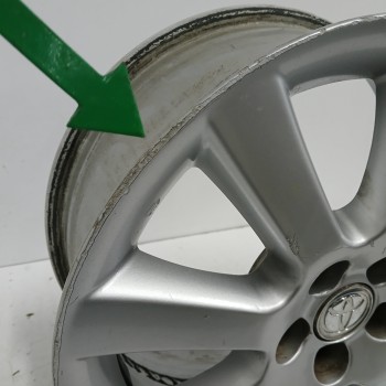 Recambio de llanta para toyota avensis berlina (t25) 2.0 16v cat referencia OEM IAM 4261105140B 16X6,5JJ ET45 5H 5X100