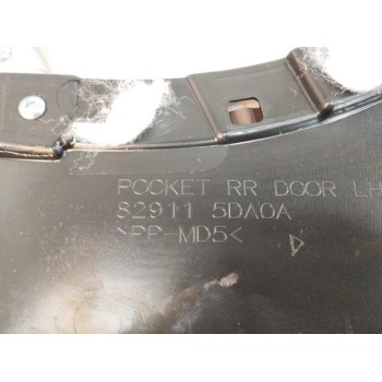 Recambio de guarnecido puerta trasera izquierda para infiniti qx30 2.2 diesel cat referencia OEM IAM 829115DA0A 829735DA0A NEGRO