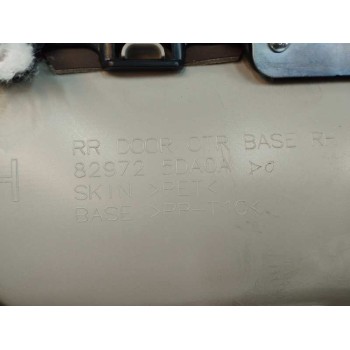 Recambio de guarnecido puerta trasera derecha para infiniti qx30 2.2 diesel cat referencia OEM IAM 829105DA0A 829725DA0A NEGRO