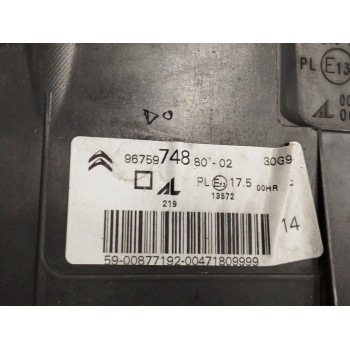 Recambio de faro derecho para citroën c4 picasso 1.6 blue-hdi fap referencia OEM IAM 9675974880  