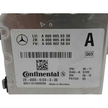 Recambio de modulo electronico para mercedes-benz clase e coupe (w207) 2.1 cdi e220 referencia OEM IAM A0009050338 CAMARA VISION