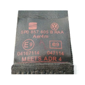 Recambio de cinturon seguridad trasero izquierdo para seat toledo (5p2) 1.9 tdi referencia OEM IAM 5P0857805B 5426212 