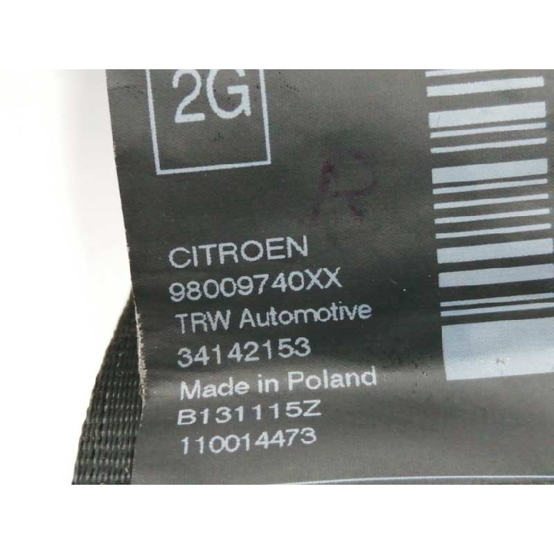 CINTURON SEGURIDAD TRASERO IZQUIERDO 34142153