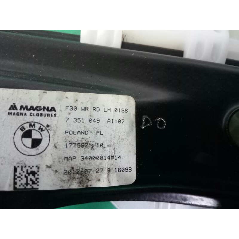 ELEVALUNAS TRASERO IZQUIERDO