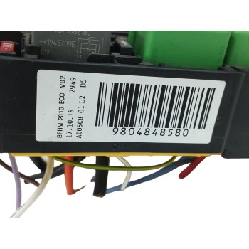 Recambio de caja reles / fusibles para peugeot rifter 1.5 blue-hdi fap referencia OEM IAM 9804848580  