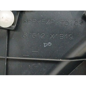 Recambio de guarnecido puerta delantera izquierda para lexus ct 1.8 16v cat (híbrido) referencia OEM IAM 67612X1B19  