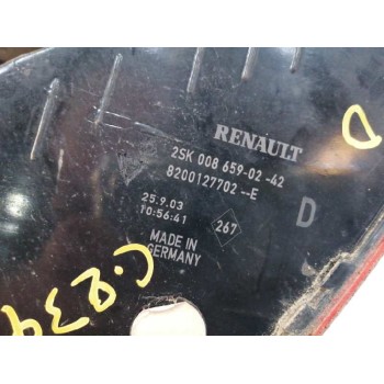 Recambio de piloto trasero derecho para renault scenic ii 1.6 16v referencia OEM IAM 8200127702 15911600 