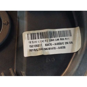 Recambio de elevalunas trasero izquierdo para kia carens ( ) 1.7 crdi cat referencia OEM IAM 83470A050 SIN MOTOR 