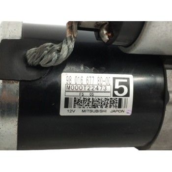 Recambio de motor arranque para citroën c4 picasso 1.6 blue-hdi fap referencia OEM IAM 9801667780 M000T22473 