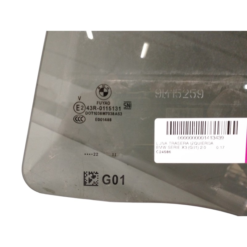 LUNA TRASERA IZQUIERDA