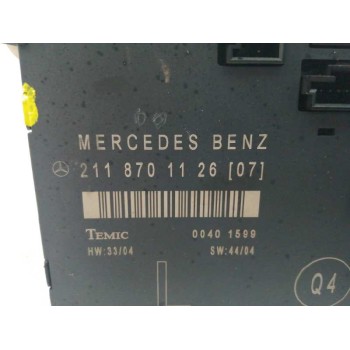 Recambio de modulo electronico para mercedes-benz clase e (w211) berlina 3.0 cdi cat referencia OEM IAM 2118701126  