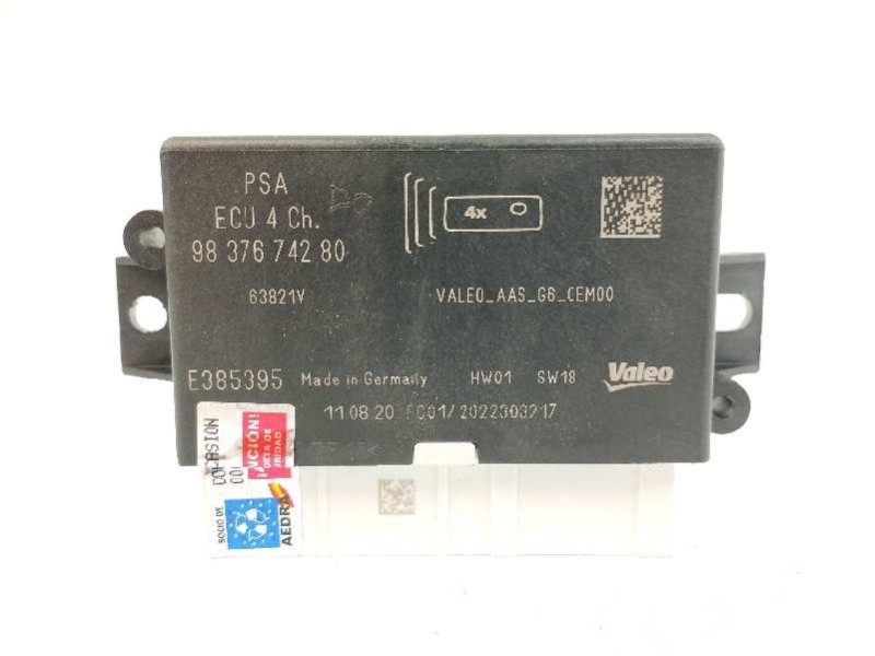 Recambio de modulo electronico para peugeot 208 (p2) 1.5 blue-hdi fap referencia OEM IAM 9837674280 Recambio de modulo electronico para peugeot 208 (p2) 1.5 blue-hdi fap referencia OEM IAM 9837674280