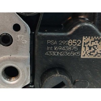 Recambio de cerradura puerta trasera derecha para peugeot 208 (p2) 1.5 blue-hdi fap referencia OEM IAM 292852 PSA292852 