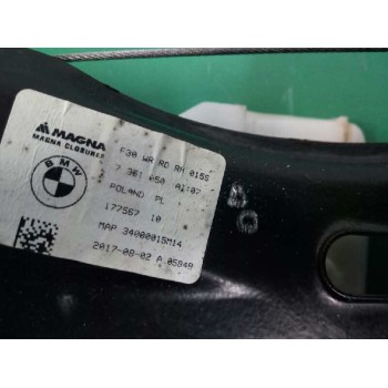Recambio de elevalunas trasero derecho para bmw serie 3 touring (f31) 318d referencia OEM IAM 7351050  