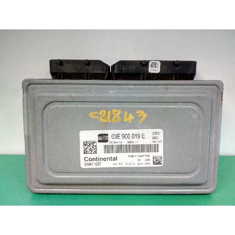 Recambio de centralita motor uce para seat ibiza sc (6j1) reference tech referencia OEM IAM 03E906019E 5WA11007 