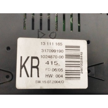 Recambio de pantalla multifuncion para opel astra h berlina 1.6 16v referencia OEM IAM 13111165 102487000 