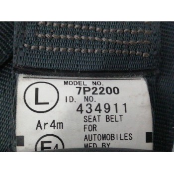 Recambio de cinturon seguridad trasero izquierdo para peugeot 107 1.0 cat (384f) referencia OEM IAM 7P220  