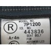 Recambio de cinturon seguridad trasero derecho para peugeot 107 1.0 cat (384f) referencia OEM IAM 7P1200  