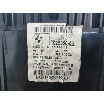 Recambio de cuadro instrumentos para bmw serie 3 berlina (e90) 2.0 turbodiesel cat referencia OEM IAM 9166846  