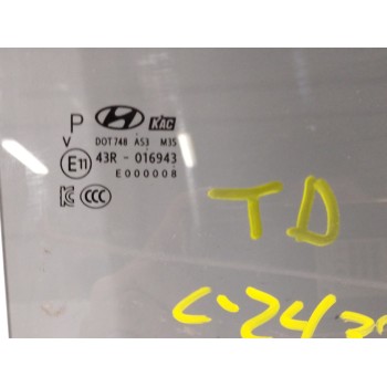 Recambio de luna trasera derecha para hyundai kona 1.0 tgdi cat referencia OEM IAM   