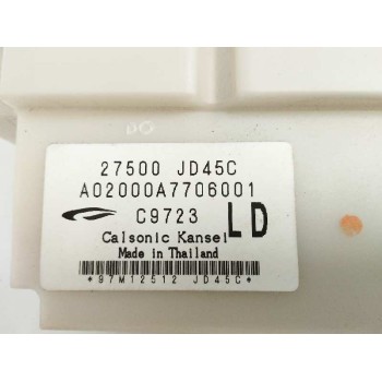 Recambio de mando climatizador para nissan qashqai (j10) 1.5 dci turbodiesel cat referencia OEM IAM 27500JD45C  
