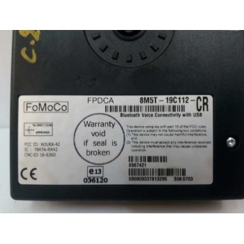 Recambio de modulo electronico para ford fiesta vi (cb1, ccn) 1.6 tdci referencia OEM IAM 85MT19C112CR  