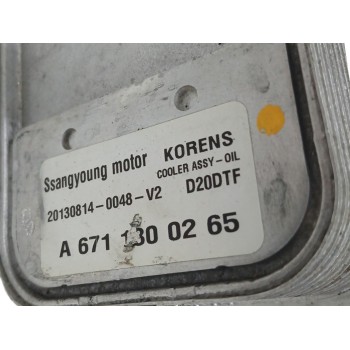 Recambio de enfriador aceite motor para ssangyong rodius xdi premium referencia OEM IAM A6711800265  