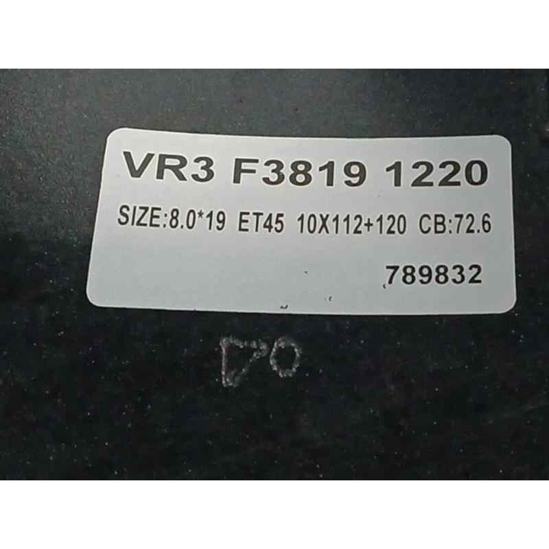 LLANTA 19X8J ET45 10H 10X112X10X120