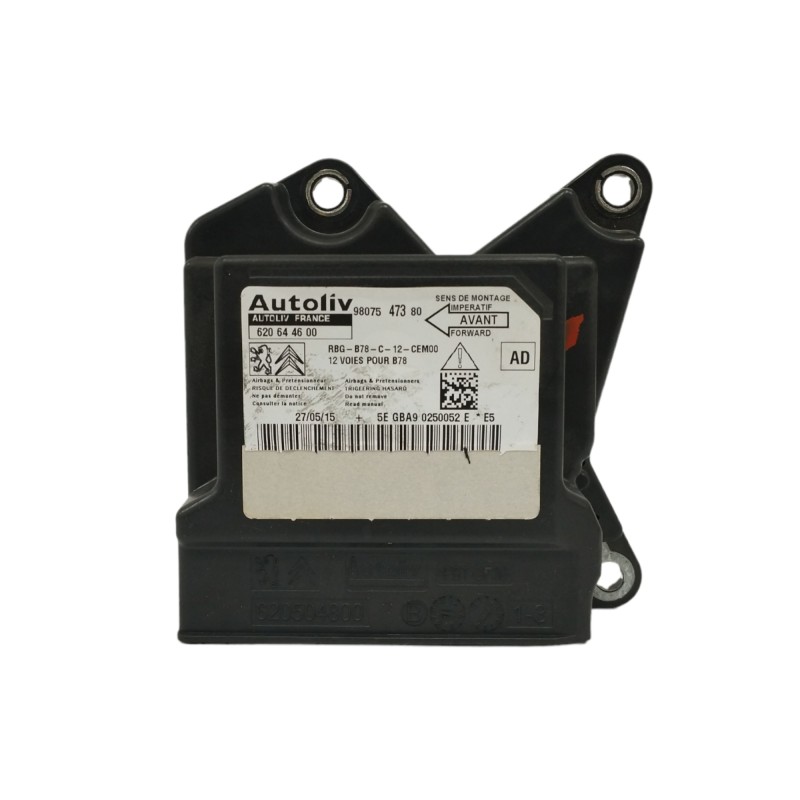 Recambio de centralita airbag para citroën c4 picasso 1.6 blue-hdi fap referencia OEM IAM 9807547380 620644600 