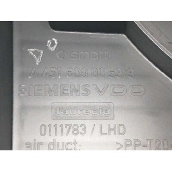 Recambio de salpicadero para smart coupe fortwo coupe (52kw) referencia OEM IAM A4516890053  