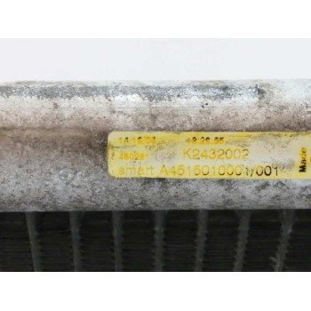 Recambio de radiador agua para smart coupe fortwo coupe (52kw) referencia OEM IAM A4515010001  