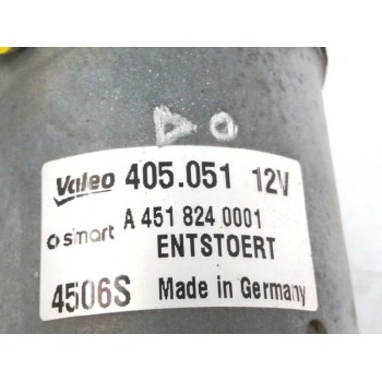 Recambio de motor limpia delantero para smart coupe fortwo coupe (52kw) referencia OEM IAM A4518240001 405051 