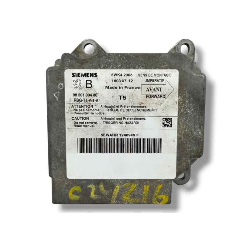 Recambio de centralita airbag para peugeot 307 break / sw (s1) 2.0 hdi fap cat referencia OEM IAM 9650109480 5WK42908 