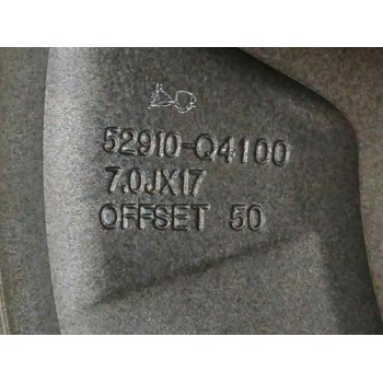 Recambio de llanta para kia niro i (de) e-niro referencia OEM IAM 52910Q4100 7,0JX17 OFFSET50 5H 5X114