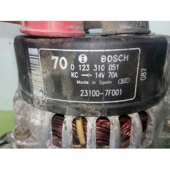 Recambio de alternador para nissan terrano/terrano.ii (r20) comfort referencia OEM IAM 231007F001 0123310051 70A