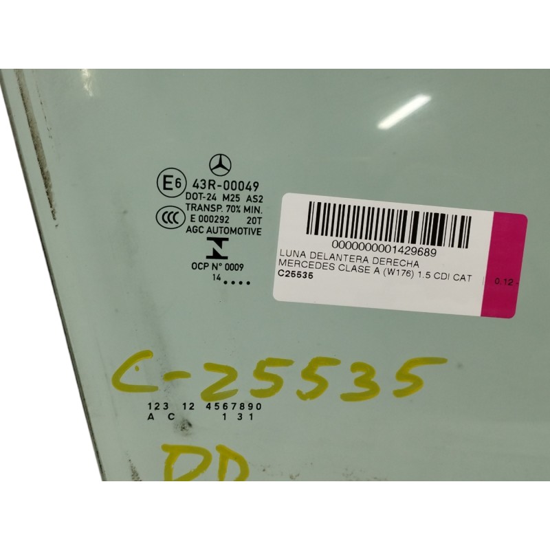 LUNA DELANTERA DERECHA