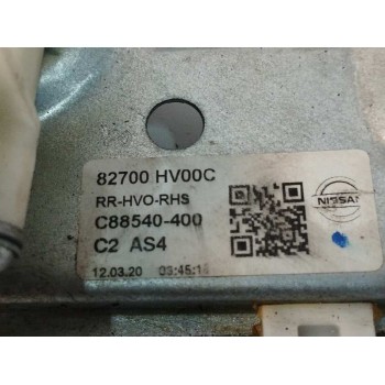 Recambio de elevalunas trasero derecho para nissan qashqai ii (j11, j11_) 1.5 dci referencia OEM IAM 82700HV00C  
