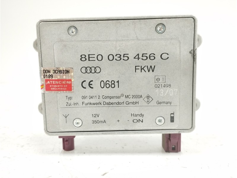 Recambio de modulo electronico para audi a8 (4e2) 3.0 v6 24v tdi referencia OEM IAM 8E0035456D AMPLIFICADOR 