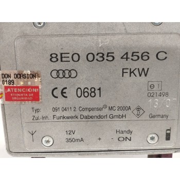 Recambio de modulo electronico para audi a8 (4e2) 3.0 v6 24v tdi referencia OEM IAM 8E0035456D AMPLIFICADOR 
