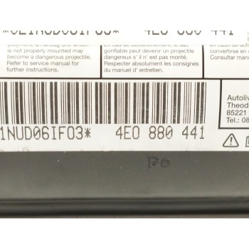 Recambio de airbag lateral trasero izquierdo para audi a8 (4e2) 3.0 v6 24v tdi referencia OEM IAM 4E0880441  