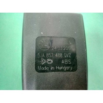 Recambio de enganche cinturon izquierdo para skoda spaceback (5h) ambition referencia OEM IAM 5JA857488 TRASERO 