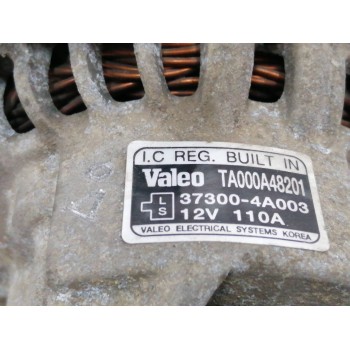 Recambio de alternador para hyundai h 1 2.5 crdi cat referencia OEM IAM 373004A003 TA000A48201 110A