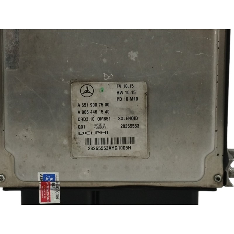 CENTRALITA MOTOR UCE A0064461540 28265553
