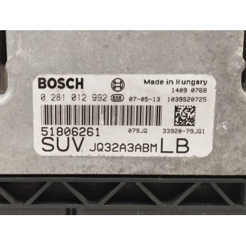 Recambio de centralita motor uce para suzuki sx4 rw (ey) 1.9 ddis turbodiesel referencia OEM IAM 3392079JQ1 0281012992 51806261