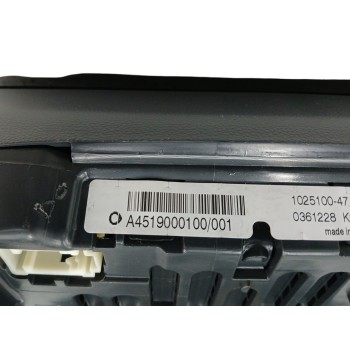 Recambio de cuadro instrumentos para smart coupe 1.0 cat referencia OEM IAM A4519000100  