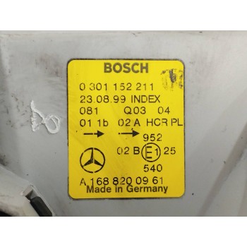 Recambio de faro izquierdo para mercedes-benz clase a (w168) 170 cdi (168.008) referencia OEM IAM A1688200961 0301152211 