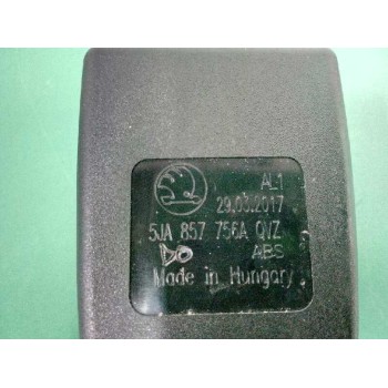 Recambio de enganche cinturon derecho para skoda spaceback (5h) ambition referencia OEM IAM 5JA857756A DELANTERO 