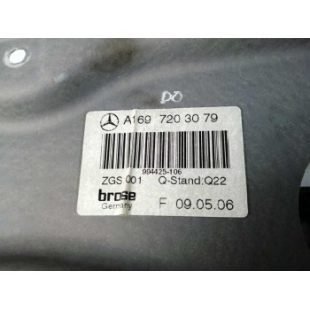 Recambio de elevalunas delantero derecho para mercedes-benz clase b (w245) 170 (245.232) referencia OEM IAM FUNDA A1697203079 