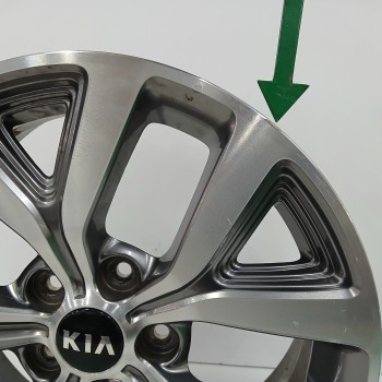 Recambio de llanta para kia sportage iv (ql, qle) 1.7 crdi referencia OEM IAM 529103W610 6,5JX17 OFFSET40 5H 5X114