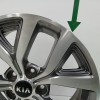 Recambio de llanta para kia sportage iv (ql, qle) 1.7 crdi referencia OEM IAM 529103W610 6,5JX17 OFFSET40 5H 5X114